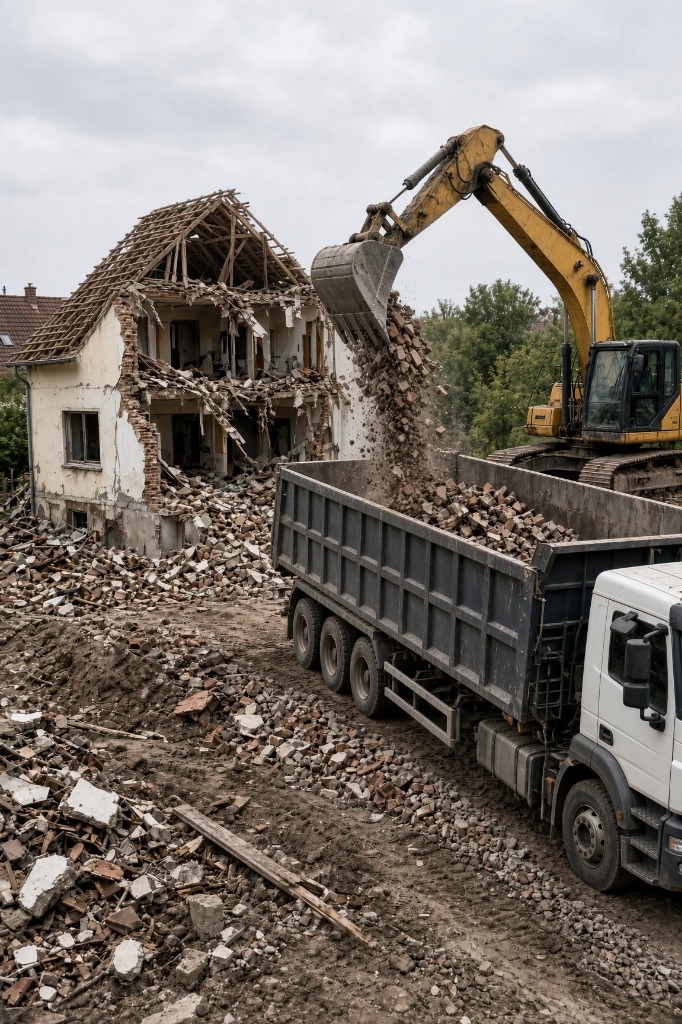 Abbruchmaterial Abtransport